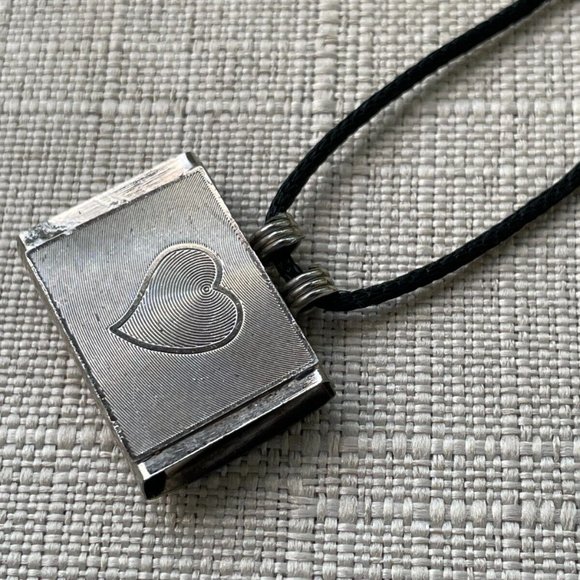 Necklace Locket Silver Tone Keeper Pendant Taweez Fashion Jewelry - Picture 1 of 9